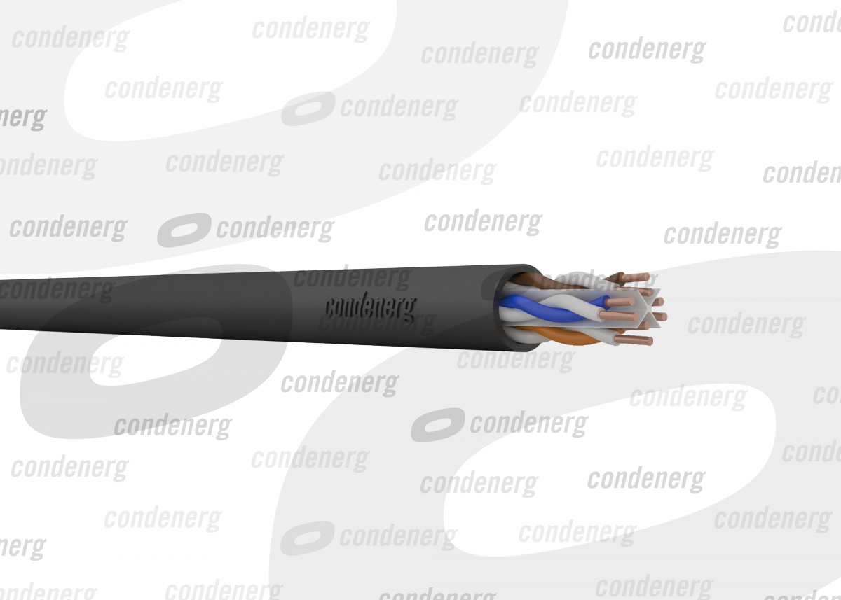 CONDEFLEX Cat5e U/UTP 4x2xAWG24 100 MHz PE