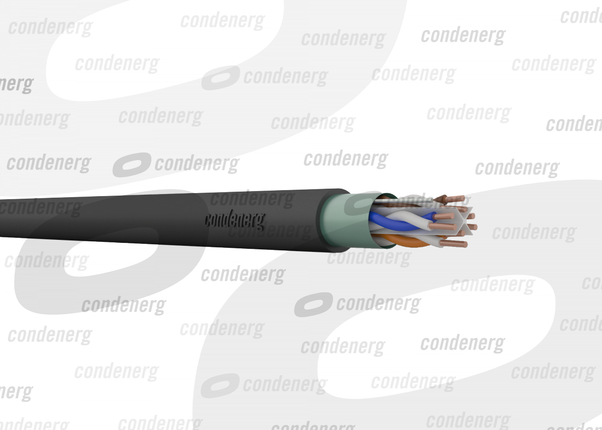 CONDEFLEX Cat6 F/UTP 4x2xAWG23 350 MHz PE Fca