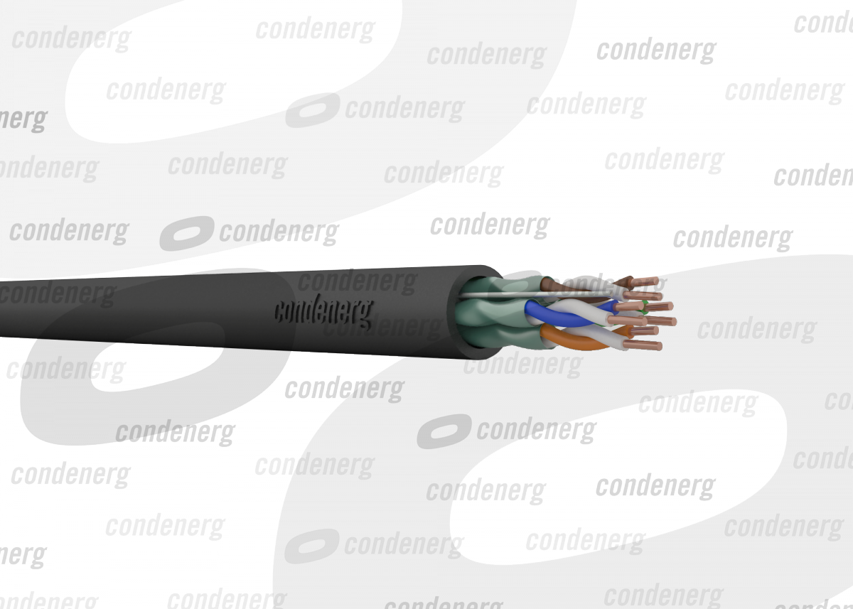 CONDEFLEX Cat6A U/FTP 4x2xAWG23 525 MHz LSZH UV Dca