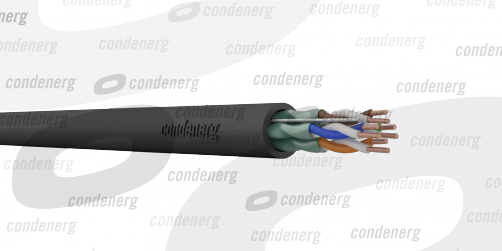 CONDEFLEX Cat6A F/FTP 4x2xAWG23 555 MHz LSZH Cca